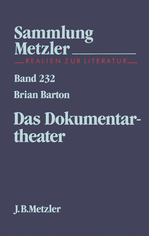 Das Dokumentartheater - Brian Barton