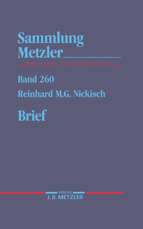 Brief - Reinhard M. Nickisch
