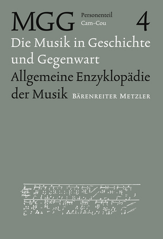 Die Musik in Geschichte und Gegenwart (MGG) / Musik in Geschichte und Gegenwart: allgemeine Enzyklopädie der Musik, Personenteil, Band 4