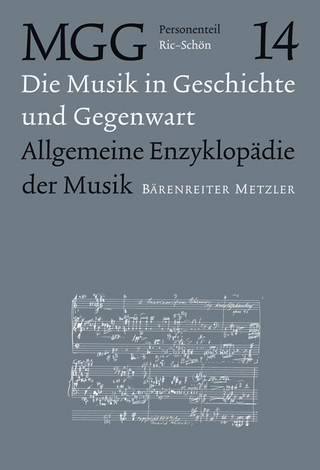 Die Musik in Geschichte und Gegenwart (MGG) / Musik in Geschichte und Gegenwart: Allgemeine Enzyklopädie der Musik, Personenteil, Band 14