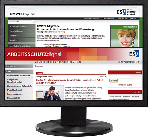UMWELTdigital - Premium (Kombiangebot für die Datenbanken Umweltdigital.de Premium + ARBEITSSCHUTZdigital.de)