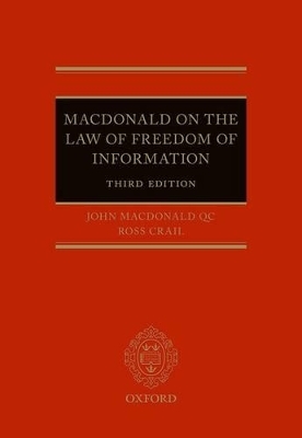 Macdonald on the Law of Freedom of Information