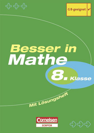 Besser in Mathe. Sekundarstufe I / 8. Schuljahr - Übungsbuch mit separatem Lösungsheft (20 S.)