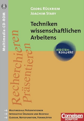 studium kompakt. Pädagogik / Techniken wissenschaftlichen Arbeitens