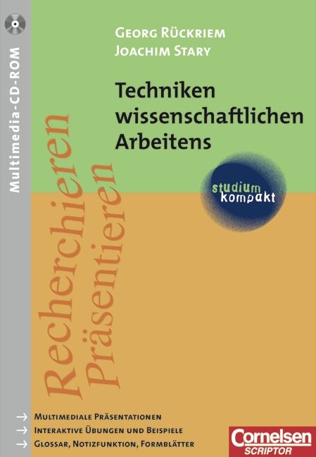 studium kompakt. P&auml;dagogik / Techniken wissenschaftlichen Arbeitens - 