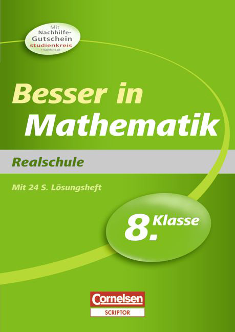 Besser in der Sekundarstufe I - Realschule / 8. Schuljahr - &Uuml;bungsbuch mit separatem L&ouml;sungsheft (24 S.) - Jochen Kreusch, Jutta Walther