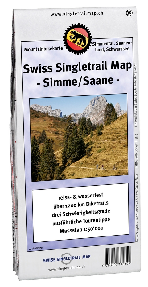 Singletrail Map 030 Simme/Saane - Thomas Giger