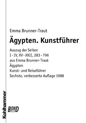 &Auml;gypten - Emma Brunner-Traut