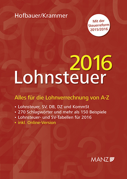 Lohnsteuer 2016 - Josef Hofbauer, Michael Krammer