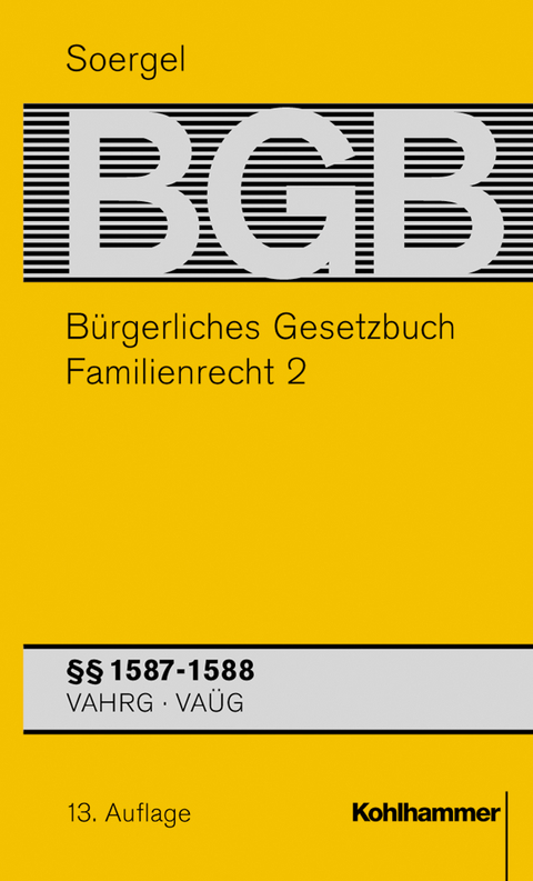 B&uuml;rgerliches Gesetzbuch mit Einf&uuml;hrungsgesetz und Nebengesetzen (BGB) - Hans Friedhelm Gaul, R&ouml;se H&auml;u&szlig;ermann, Gerhard Hohloch, Martin Lipp, Hubert Minz, Dietmar Schmeiduch, Gerrit Winter, Andreas Dielitz