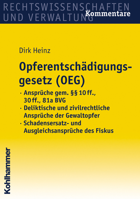 Opferentsch&auml;digungsgesetz (OEG) - Dirk Heinz