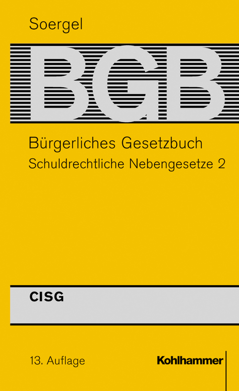 B&uuml;rgerliches Gesetzbuch mit Einf&uuml;hrungsgesetz und Nebengesetzen (BGB) - 