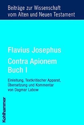 Flavius Josephus Contra Apionem, Buch I - Flavius Josephus