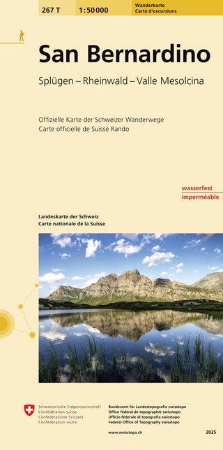 267T San Bernardino Wanderkarte