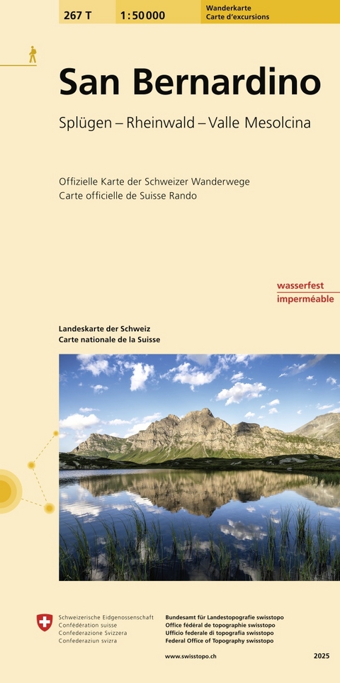 267T San Bernardino Wanderkarte