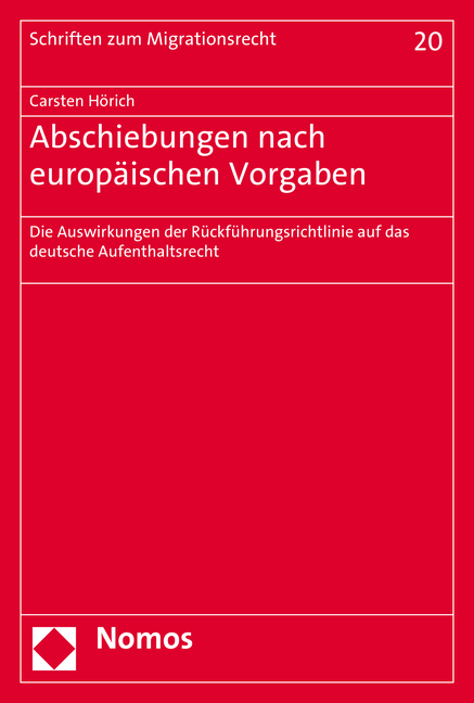 Abschiebungen nach europ&auml;ischen Vorgaben - Carsten H&ouml;rich