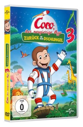 Coco, der neugierige Affe 3: Zurück in den Dschungel, 1 DVD