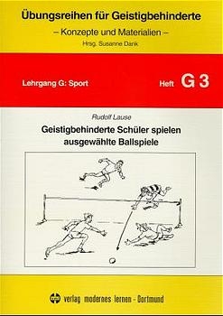 Geistigbehinderte Schüler spielen ausgewählte Ballspiele