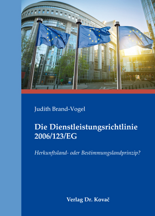 Die Dienstleistungsrichtlinie 2006/123/EG