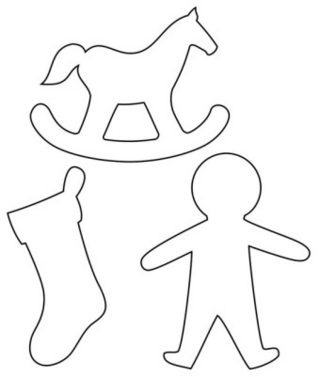 Keks-Ausstecher Pferd, Strumpf, Lebkuchenmann