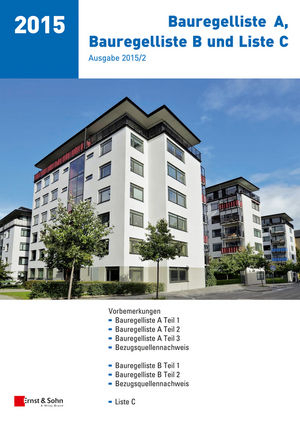 Bauregelliste A, Bauregelliste B und Liste C