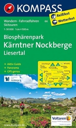 KOMPASS Wanderkarte Biosph&auml;renpark K&auml;rntner Nockberge - Liesertal - 