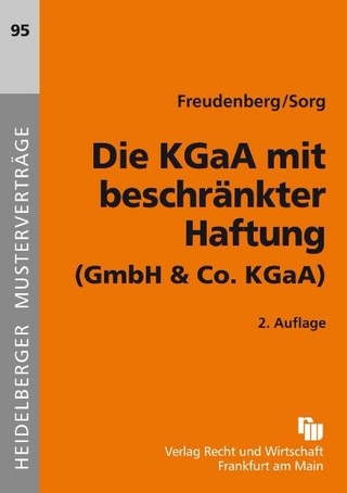 Die KGaA mit beschränkter Haftung