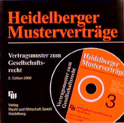 Heidelberger Musterverträge - CD-ROM / Gesellschaftsrecht