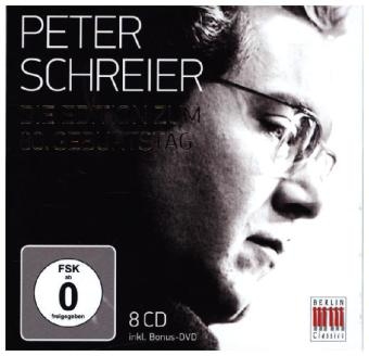 Peter Schreier - Die Edition zum 80. Geburtstag, 8 Audio-CDs + 1 DVD