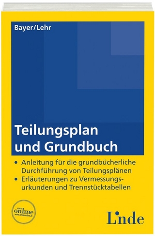 Teilungsplan und Grundbuch