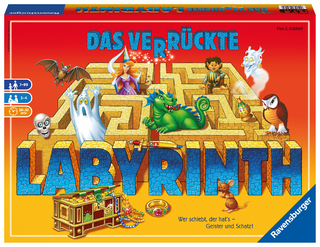 Ravensburger Gesellschaftsspiel - Das verrückte Labyrinth 26446 - Familienspiel ab 7 Jahren