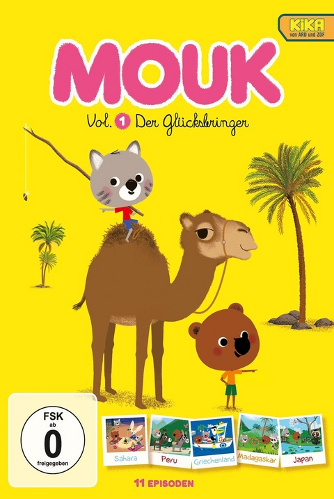Mouk, der Weltreiseb&auml;r - Der Gl&uuml;cksbringer. Tl.1, 1 DVD
