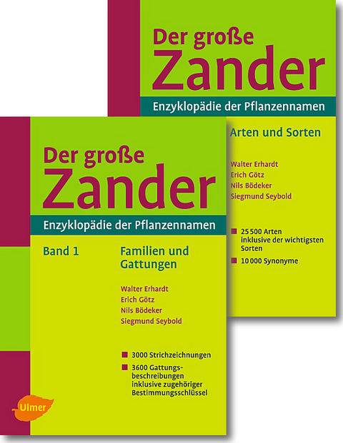 Der gro&szlig;e Zander. Enzyklop&auml;die der Pflanzennamen - Walter Erhardt, Erich G&ouml;tz, Nils B&ouml;deker, Siegmund Seybold