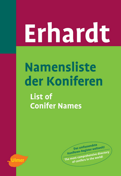 Namensliste der Koniferen - Walter Erhardt