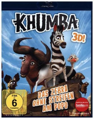 Khumba - Das Zebra ohne Streifen am Popo 3D, 1 Blu-ray