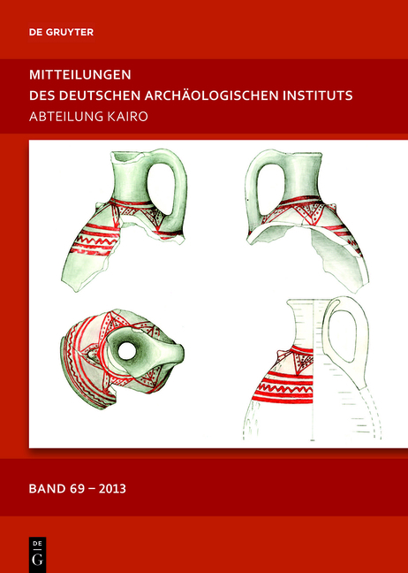 Mitteilungen des Deutschen Arch&auml;ologischen Instituts, Abteilung Kairo / 2013