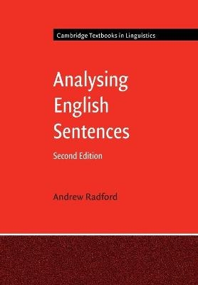 Analysing English Sentences - Andrew Radford