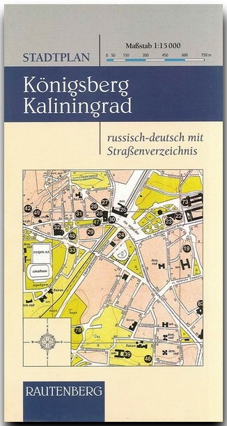 Stadtplan - K&Ouml;NIGSBERG - KALININGRAD