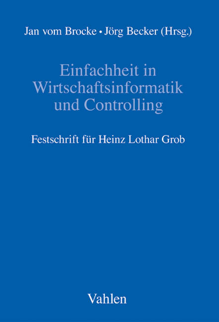 Einfachheit in Wirtschaftsinformatik und Controlling - 