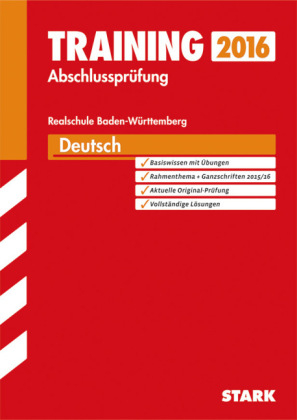 Training Abschlussprüfung Realschule Baden-Württemberg - Deutsch