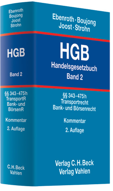 Handelsgesetzbuch (HGB) / HGB  Bd. 2: &sect;&sect; 343-475h - 