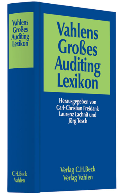 Vahlens Gro&szlig;es Auditing Lexikon - 