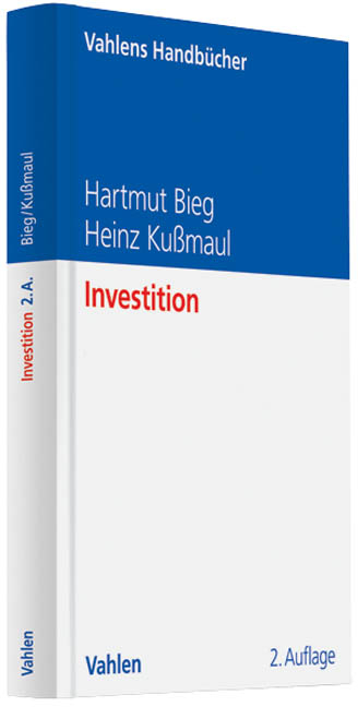 Investition - Hartmut Bieg, Heinz Ku&szlig;maul