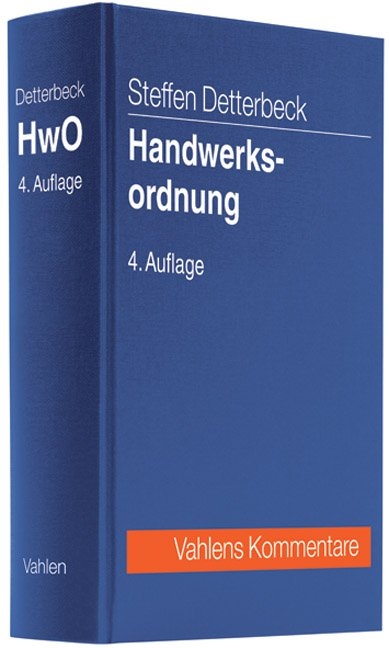Handwerksordnung - Steffen Detterbeck