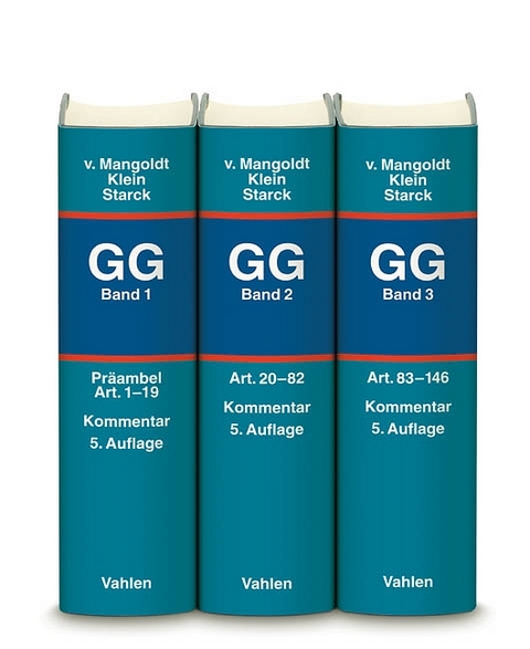 Kommentar zum Grundgesetz - Gesamtwerk. In 3 B&auml;nden / Kommentar zum Grundgesetz  Gesamtwerk - Hermann von Mangoldt, Friedrich Klein