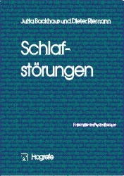 Schlafstörungen - Jutta Backhaus, Dieter Riemann
