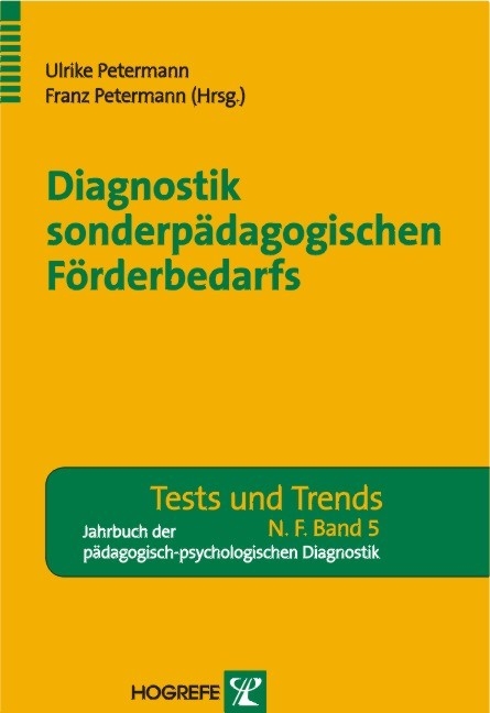 Diagnostik sonderp&auml;dagogischen F&ouml;rderbedarfs - 