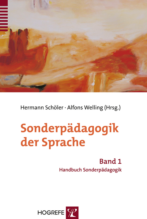 Sonderp&auml;dagogik der Sprache - 