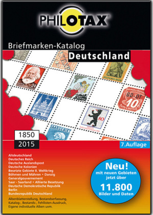 Deutschland Briefmarkenkatalog 1849 - 2015