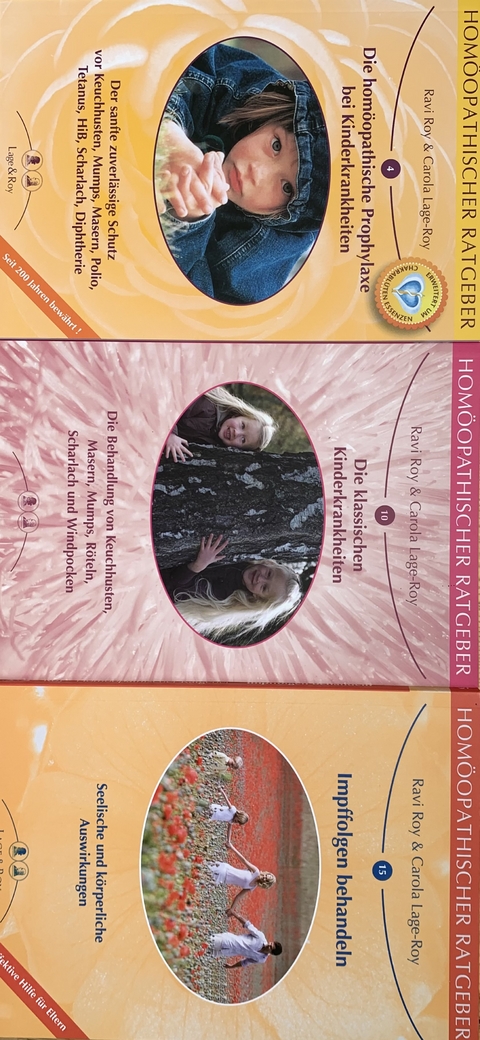 Hom&ouml;opatische Ratgeber Ratgeberpaket Thema Impfen - Ravi Roy, Carola Lage-Roy